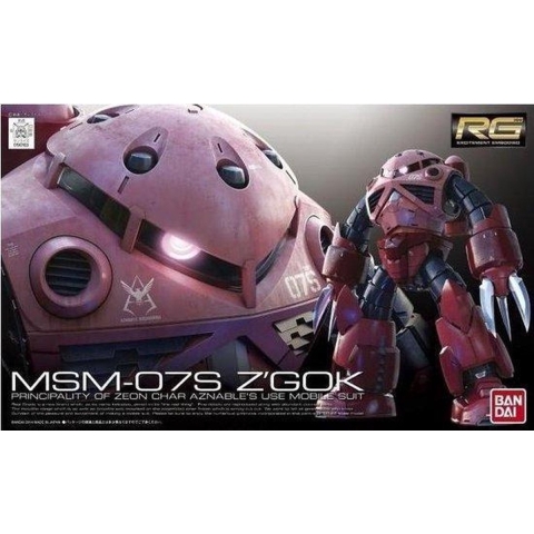 Gundam 1St Real Grade 1:144 Model Kit - Z'Gok Char's Custom