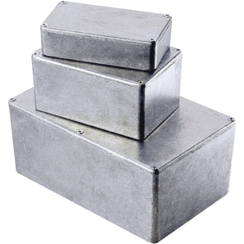 Hammond Electronics 1590F Universele behuizing 187.5 x 187.5 x 67 Aluminium Spuitgieten Aluminium 1 stuk(s)