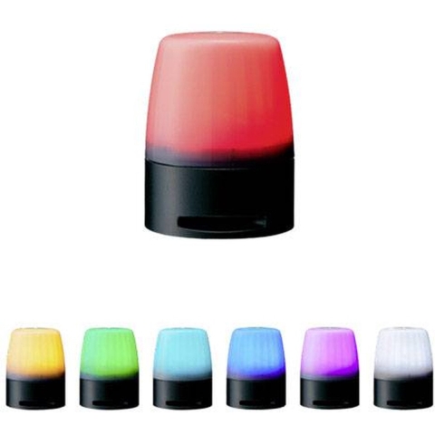Patlite Signaallamp NE-M1ATB-M NE-M1ATB-M Helder Continulicht, Knipperlicht 12 V/DC, 24 V/DC