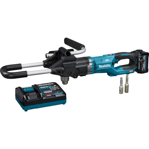 Makita DG001GM105 | XGT 40 V Max Grondboor | 4 Ah accu en snellader | Inclusief adapter A en D - DG001GM105