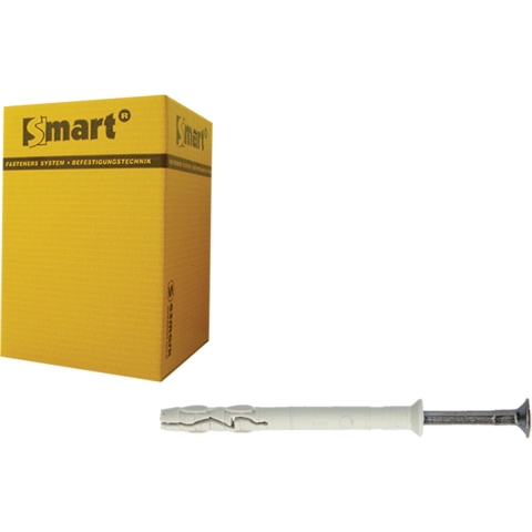 pgb-Europe SMART | Nagelplug VK boord gemonteerd Ø 6x60 N/A2 | 100 st SM0PKKN200600603