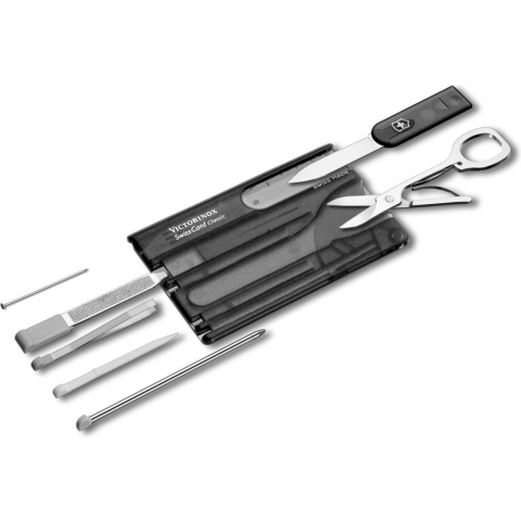 Victorinox SwissCard 0.7133.T3 Zakgereedschapsset Aantal functies 10 Grijs