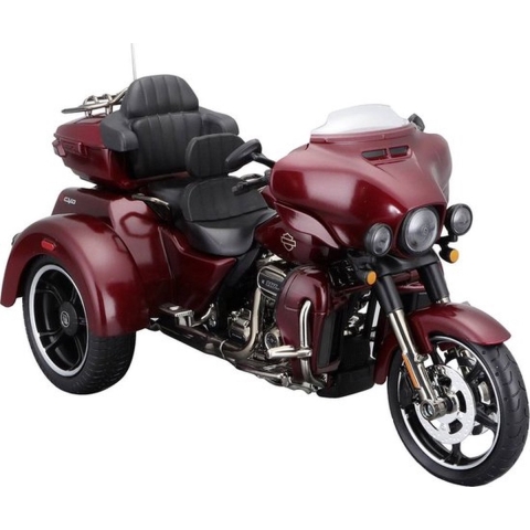 Maisto CVO Tri-Glide 2021, Rot 1:12 Auto