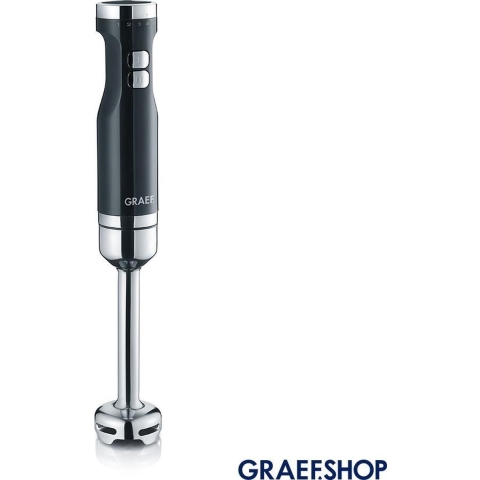 Graef staafmixerset zwart - met turbostand