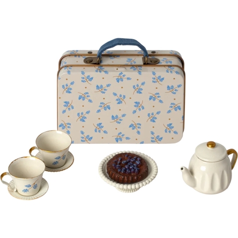 Maileg Poppentoebehoren - Muis - Middagplezier - Blue Madelaine - Maileg - OneSize - Poppentoebehoren