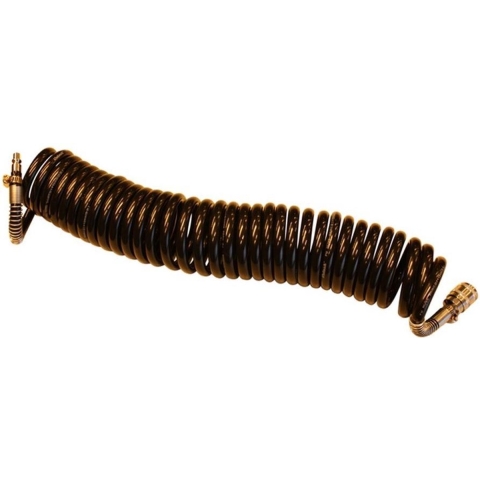 Dutack DutackAir Spiraalslangset PU zw7.5 m 8x12mm 10 bar - 4844045 - 4844045