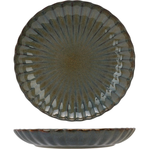 Cosy & Trendy Dinerborden Astera Ocean Grijs - ø 27.5 cm - 4 Stuks