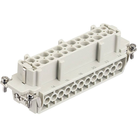 Harting 09340102701 Businzetstuk Han® Hv E 10 + 2 + PE Schroeven 1 stuk(s)