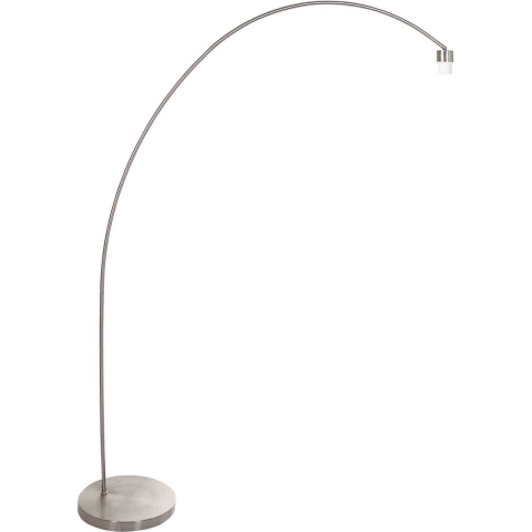 Mexlite Solva vloerlamp - E27 (grote fitting) - staal