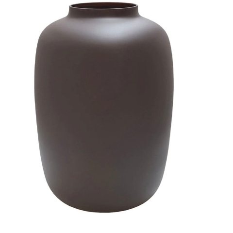 Vase The World Artic M matte earth Ø25 x H35 cm