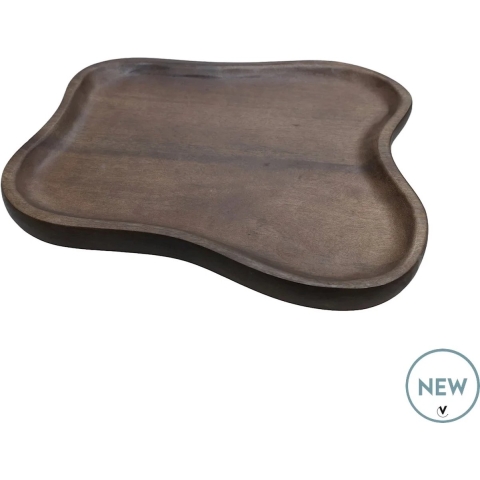 Vase The World Breckenridge walnut Ø35 x H35 cm