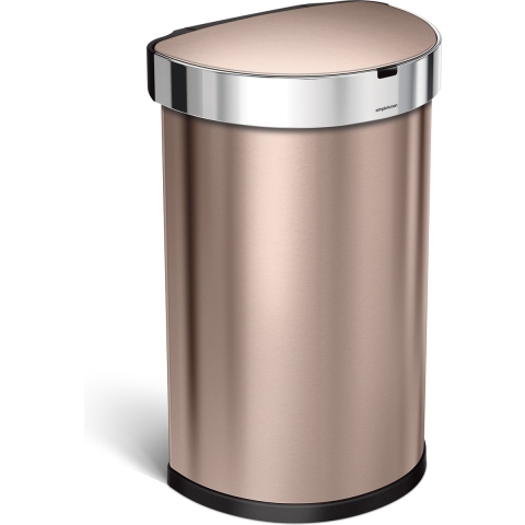 Simplehuman Semi-Round Liner Pocket Sensor Afvalemmer 45 Liter