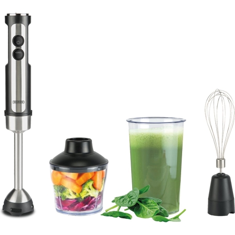 Bourgini Classic Staafmixer Set RVS/Zwart
