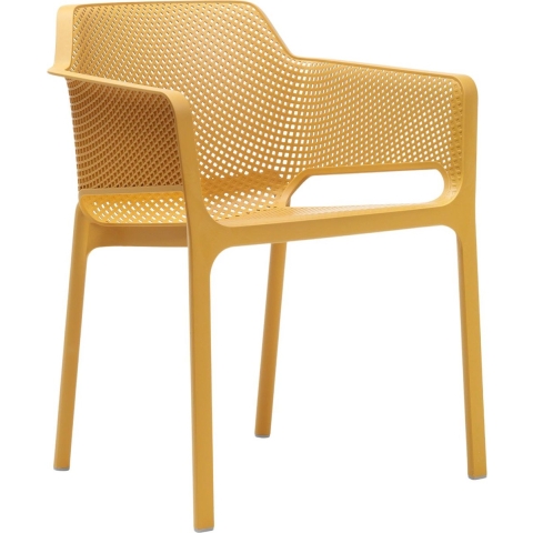 Nardi Net Tuinstoel Met Armleuning Senape