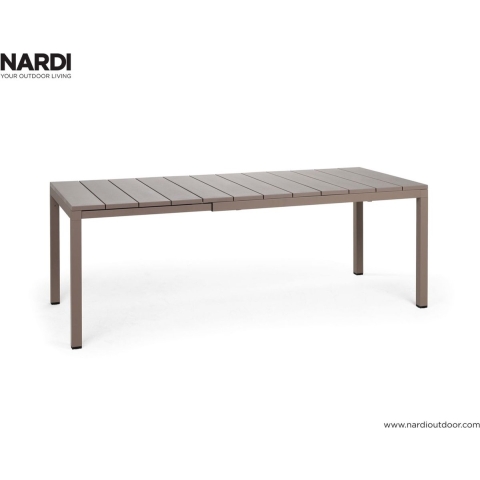 Nardi Rio Uitschuifbare Tuintafel 140/210x100 Anthracite