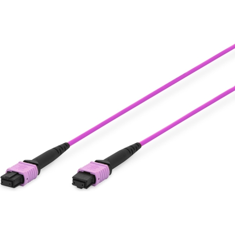Digitus DK-2566-20/4 RJ45 Netwerkkabel, patchkabel 20 m Violet, Zwart Extreem dun, Flexibele binnenader, Glasvezelband, Koudebestendig, Met anti-kniktule, Laag