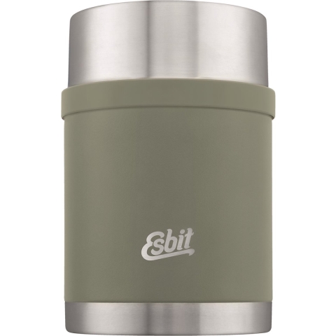 Esbit Sculptor Thermos Voedselcontainer - 750 ml - RVS - Steen Grijs