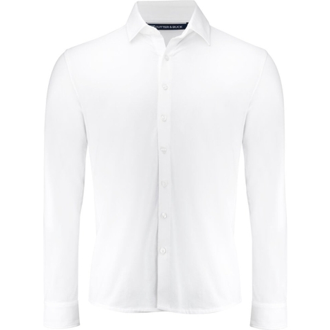 Cutter & Buck 352412 Hedley Stretch Shirt Heren - Wit - L