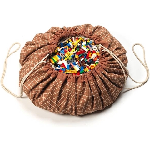 Play&Go Speelmat - Ø140 - Rooster Brown - Play&Go - OneSize - Speelmat