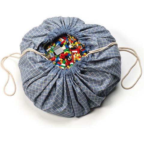 Play&Go Speelmat - Ø140 - Rooster Blue - Play&Go - OneSize - Speelmat