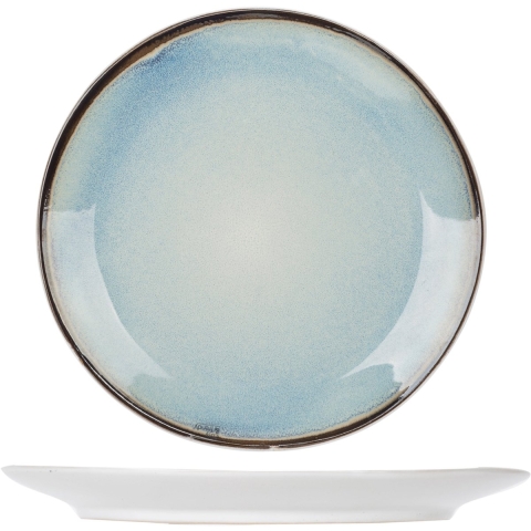 Cosy & Trendy Dinerborden Fez Blauw ø 28 cm - 4 Stuks