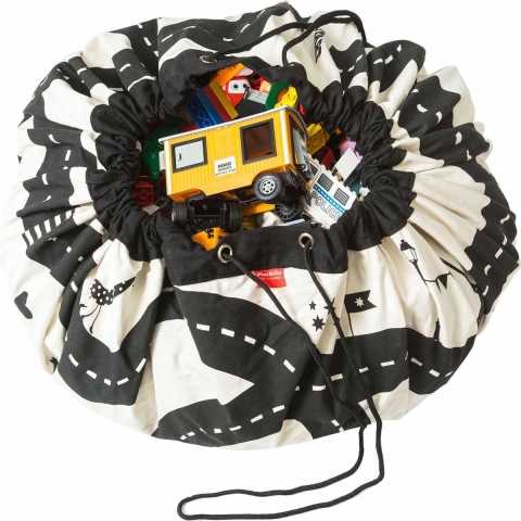 Play&Go Speelmat - Ø: 140 Cm - Rijweg - Play&Go - OneSize - Speelmat