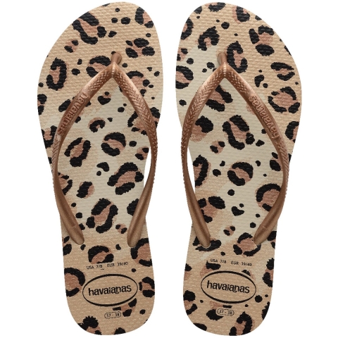 Havaianas Slippers - Slank Animals - Beige - Havaianas - 35/36 - Slippers