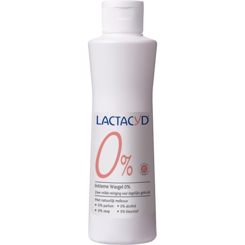 3x Lactacyd Wasemulsie 0% 250 ml