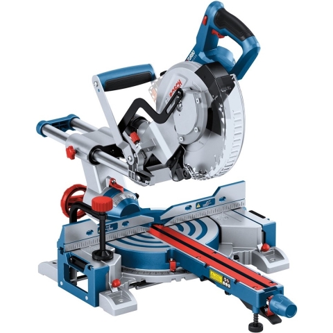 Bosch Blauw GCM 18V-216 D Accu Afkortzaag | 216 mm | Zonder accu&apos;s en lader - 0601B51000