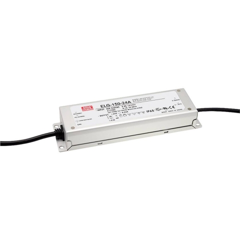 Mean Well ELG-150-24DA-3Y LED-transformator, LED-driver Constante spanning, Constante stroomsterkte 150 W 6.25 A 12 - 24 V/DC Dali, Montage op ontvlambare