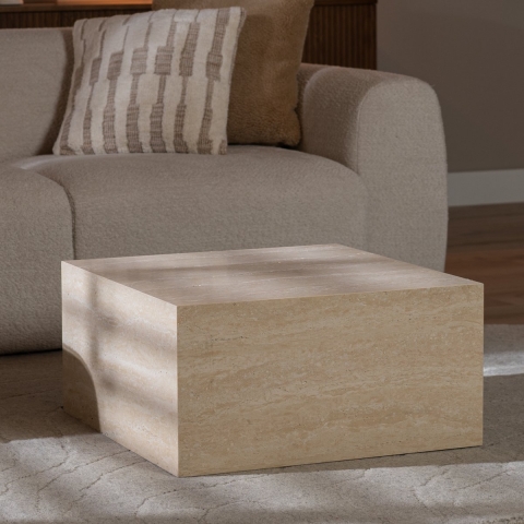 Bronx71 Salontafel|element Ace travertin 60x60x30