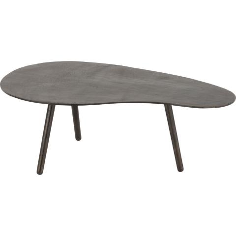 J-line - Salontafel Druppel Aluminium|ijzer Zwart Small - 89x52.5x32cm