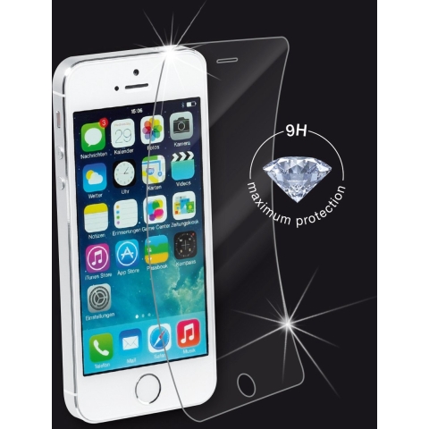 Vivanco HYGLASVVIPH5 38352 Screenprotector (glas) Apple iPhone 5, iPhone 5s, iPhone SE 1 stuk(s) Anti-vingerafdruk, Krasvast