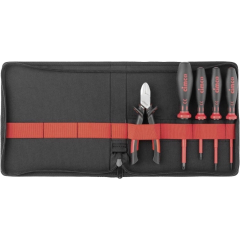 Cimco 104041 Gereedschapsset VDE, Electricien Incl. tas 5-delig