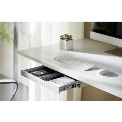SpeaKa Professional SP-10938484 Bureaulade 410 mm x 270 mm Hoogte: 50.8 mm (max) Wit, Grijs