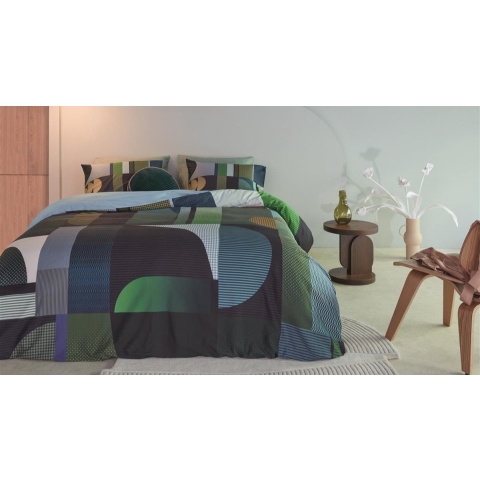 Kardol Utopia dekbedovertrek - 260x200|220 - Blauw Groen