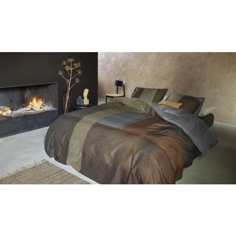 Beddinghouse dekbedovertrek Harris brown - 2-persoons (200x200|220 cm
