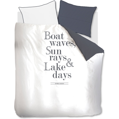 Riviera Maison - RM Lake Days navy 240x200|220 - Donkerblauw