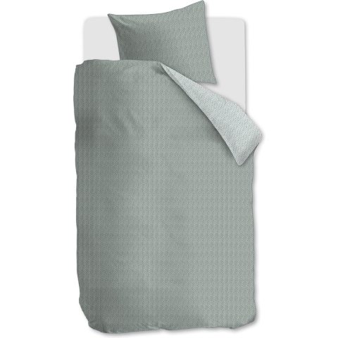 Riviera Maison - RM Twisted grey green 140x200|220 - Groen
