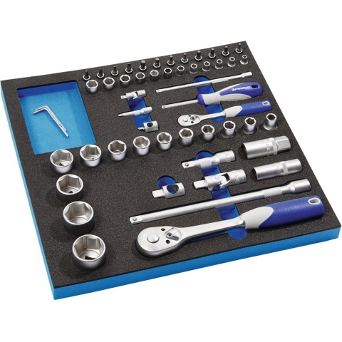 Promat Gereedschapsmodule | 55-delig 2/3-module | dopsleutel - 4000871249 4000871249