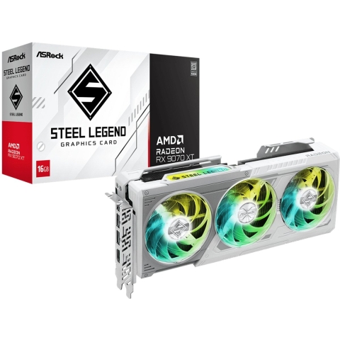 ASRock AMD Radeon RX 9070XT Videokaart Radeon RX 9070 XT 16 GB GDDR6-VRAM PCIe x16 HDMI 2.1, DisplayPort 2.1