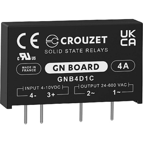 Crouzet Halfgeleiderrelais GNB4D1C 4 A Schakelspanning (max.): 600 V/AC 1 stuk(s)