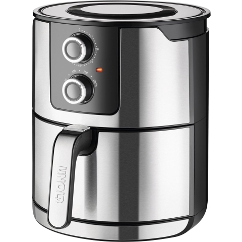 Unold XL Airfryer 5 l 1400 W RVS, Zwart