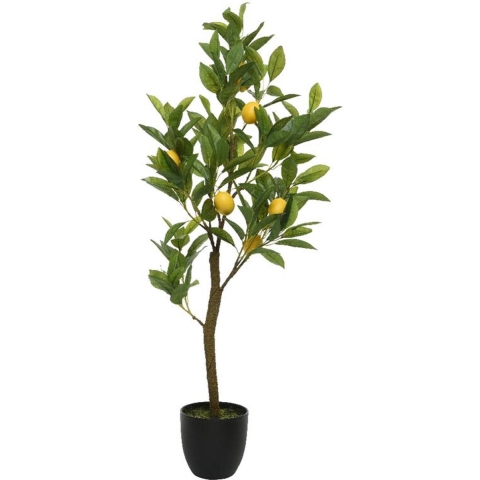 De Decoris Kunstplant Citroen Boom In Pot Is Een Levensechte En Onderhoudsvrije