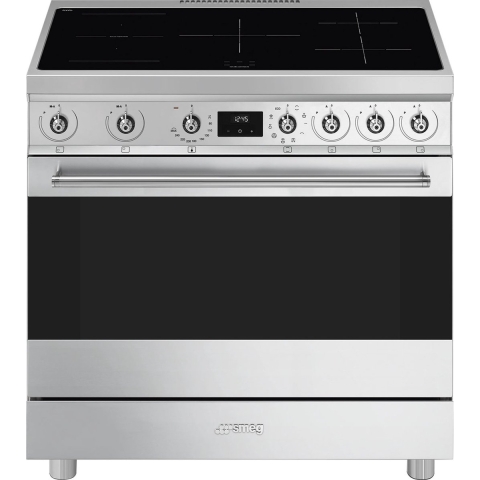SMEG C9IMX2 Classici Esthetisch Fornuis met Inductiekookplaat - 90 x 60 cm