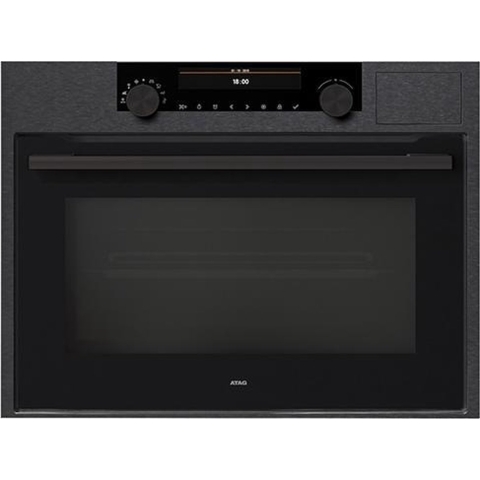 ATAG CSX46121D Inbouw Multifnctionele 3-in-1 Oven met Groot Kleurendisplay - Black Steel