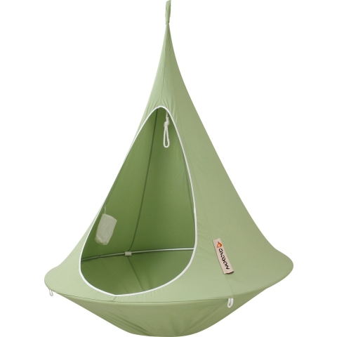 Cacoon Single Hangstoel - Groen