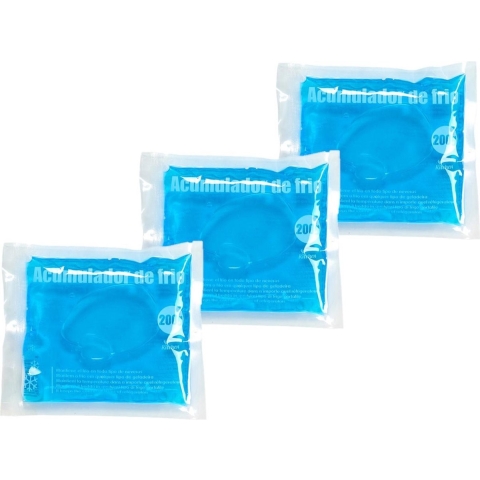 Koelelement - Set van 20x stuks - flexibel - 15 x 13 x 2 cm - herbruikbaar - icepack -