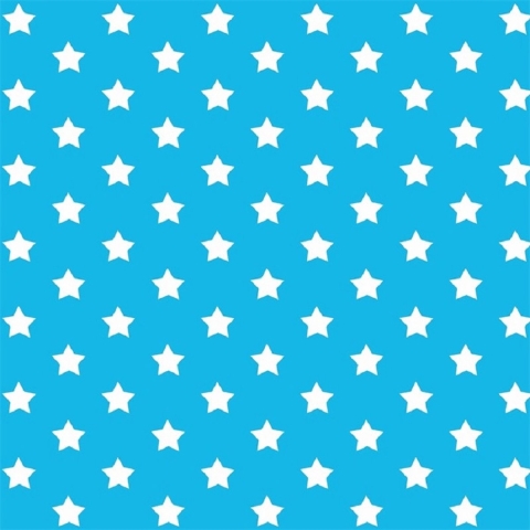3x rollen decoratie plakfolie blauw met sterren 45 cm x 2 meter zelfklevend -