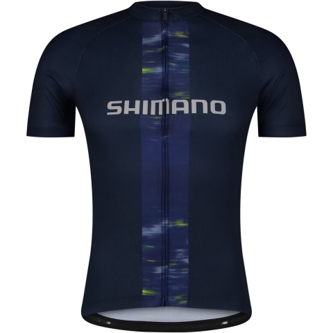 SHIMANO Logo fietsshirt met korte mouwen, voor heren, Maat M, Fietsshirt,